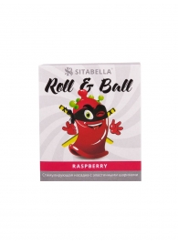 Стимулирующий презерватив-насадка Roll   Ball Raspberry - Sitabella - купить с доставкой в Новомосковске