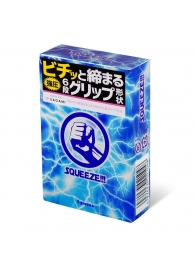 Презервативы Sagami Squeeze волнистой формы - 5 шт. - Sagami - купить с доставкой в Новомосковске