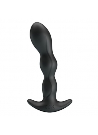 Черный анальный стимулятор простаты с вибрацией Special Anal Massager - 14,5 см. - Baile - в Новомосковске купить с доставкой
