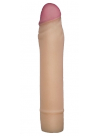 Телесная насадка-удлинитель из неоскин - 19,5 см. - LOVETOY (А-Полимер) - в Новомосковске купить с доставкой