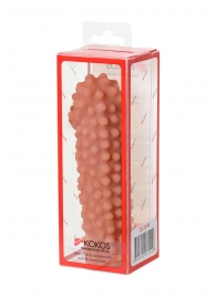 Телесная насадка на фаллос с бугорками KOKOS Extreme Sleeve 10 - 15,8 см. - KOKOS - в Новомосковске купить с доставкой