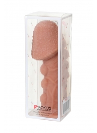 Насадка на фаллос с пузыриками, венками и ребристостью KOKOS Extreme Sleeve 09 - 12,7 см. - KOKOS - в Новомосковске купить с доставкой