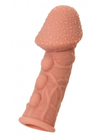 Насадка на фаллос с пузыриками, венками и ребристостью KOKOS Extreme Sleeve 09 - 12,7 см. - KOKOS - в Новомосковске купить с доставкой