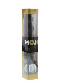 Черная ёлочка-насадка для двойного проникновения Mojo Bumpy - 15 см. - Seven Creations - в Новомосковске купить с доставкой