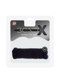 Чёрная веревка для связывания BONDX LOVE ROPE - 5 м. - Dream Toys - купить с доставкой в Новомосковске