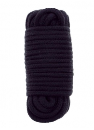 Черная веревка для связывания BONDX LOVE ROPE - 10 м. - Dream Toys - купить с доставкой в Новомосковске