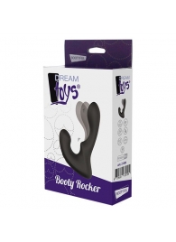 Чёрный массажер простаты с 2 моторами BOOTY ROCKER - Dream Toys - в Новомосковске купить с доставкой