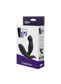 Черный вибромассажер простаты PROSTATE HERO - Dream Toys - в Новомосковске купить с доставкой