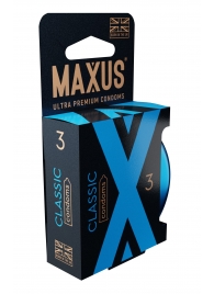 Классические презервативы в железном кейсе MAXUS Classic - 3 шт. - Maxus - купить с доставкой в Новомосковске