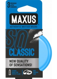 Классические презервативы в железном кейсе MAXUS Classic - 3 шт. - Maxus - купить с доставкой в Новомосковске