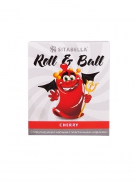 Стимулирующий презерватив-насадка Roll   Ball Cherry - Sitabella - купить с доставкой в Новомосковске