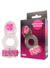 Прозрачное эрекционное кольцо Erowoman-Eroman - Erowoman-Eroman - в Новомосковске купить с доставкой