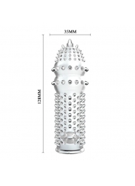 Закрытая прозрачная насадка Crystal sleeve - 14,2 см. - Erowoman-Eroman - в Новомосковске купить с доставкой