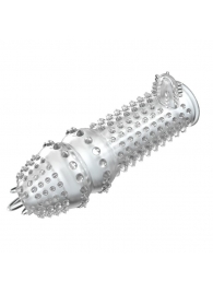 Закрытая прозрачная насадка Crystal sleeve - 14,2 см. - Erowoman-Eroman - в Новомосковске купить с доставкой