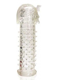 Закрытая прозрачная насадка на пенис Crystal Sleeve Faraon - 13,5 см. - Erowoman-Eroman - в Новомосковске купить с доставкой