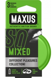 Презервативы в железном кейсе MAXUS Mixed - 3 шт. - Maxus - купить с доставкой в Новомосковске