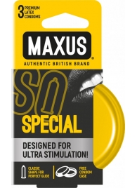 Презервативы с точками и рёбрами в железном кейсе MAXUS Special - 3 шт. - Maxus - купить с доставкой в Новомосковске