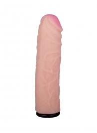 Черный пояс-трусики с насадкой  Гламур Dana  - 15,5 см. - LOVETOY (А-Полимер) - купить с доставкой в Новомосковске