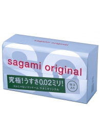 Ультратонкие презервативы Sagami Original - 12 шт. - Sagami - купить с доставкой в Новомосковске