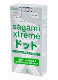 Презервативы Sagami Xtreme Type-E с точками - 10 шт. - Sagami - купить с доставкой в Новомосковске