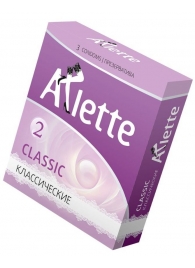 Классические презервативы Arlette Classic - 3 шт. - Arlette - купить с доставкой в Новомосковске