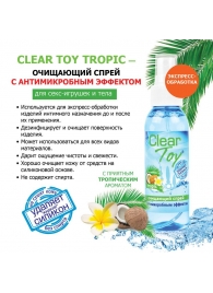 Очищающий спрей для игрушек CLEAR TOY Tropic - 100 мл. - Биоритм - купить с доставкой в Новомосковске
