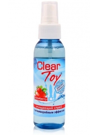 Очищающий спрей для игрушек CLEAR TOY Strawberry - 100 мл. - Биоритм - купить с доставкой в Новомосковске