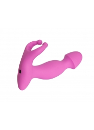 Розовый стимулятор простаты с усиками - 15 см. - 4sexdreaM - в Новомосковске купить с доставкой