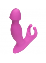 Розовый стимулятор простаты с усиками - 15 см. - 4sexdreaM - в Новомосковске купить с доставкой