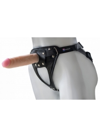 Универсальный мягкий пояс с насадкой Hard brutal BDSM-КОНСУЛ - 17 см. - LOVETOY (А-Полимер) - купить с доставкой в Новомосковске