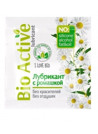 Пробник лубриканта на водной основе Bio Active - 3 гр. - Биоритм - купить с доставкой в Новомосковске