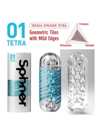 Мастурбатор SPINNER Tetra - Tenga - в Новомосковске купить с доставкой