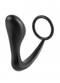 Эрекционное кольцо с анальной пробкой Ass-Gasm Cockring Plug - Pipedream - в Новомосковске купить с доставкой