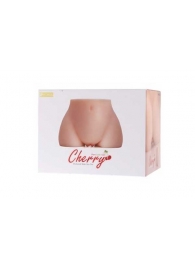 Мастурбатор-полуторс Cherry с вибрацией и двумя любовными тоннелями - KOKOS - в Новомосковске купить с доставкой