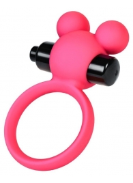 Розовое виброкольцо на пенис A-Toys - A-toys - в Новомосковске купить с доставкой