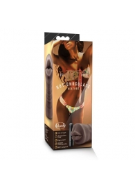 Коричневый мастурбатор-ротик Heather - Blush Novelties - в Новомосковске купить с доставкой