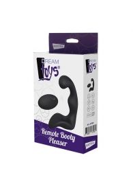 Черный вибромассажер простаты REMOTE BOOTY PLEASER - Dream Toys - в Новомосковске купить с доставкой
