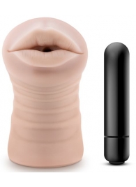 Телесный мастурбатор-ротик Skye - Blush Novelties - в Новомосковске купить с доставкой