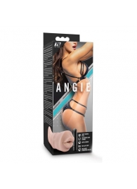 Телесный мастурбатор-ротик Angie - Blush Novelties - в Новомосковске купить с доставкой