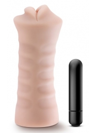 Телесный мастурбатор-ротик Angie - Blush Novelties - в Новомосковске купить с доставкой