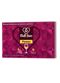 Женский возбудитель мгновенного действия Forte Love Power - 7 ампул (2,5 мл.) - Капиталпродукт - купить с доставкой в Новомосковске