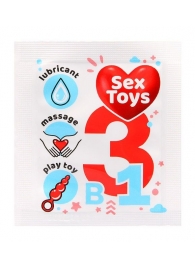 Гель-лубрикант на водной основе Sex Toys - 4 гр. - Биоритм - купить с доставкой в Новомосковске
