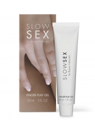 Гель для мастурбации с ароматом кокоса Slow Sex Finger Play Gel - 30 мл. - Bijoux Indiscrets - купить с доставкой в Новомосковске