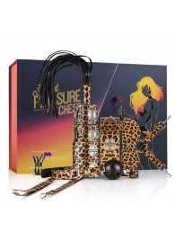 Леопардовый эротический набор Wicked Wildcat - Secret Pleasure Chest - купить с доставкой в Новомосковске