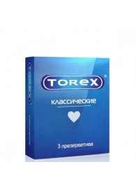Гладкие презервативы Torex  Классические  - 3 шт. - Torex - купить с доставкой в Новомосковске