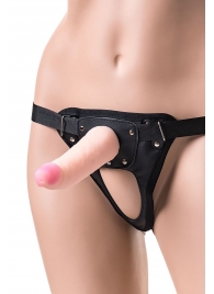 Телесный страпон на трусиках Realstick Jax - 17,9 см. - ToyFa - купить с доставкой в Новомосковске