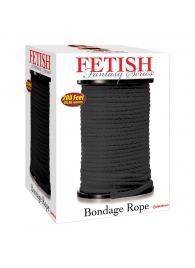 Черная веревка для связывания Bondage Rope - 60,9 м. - Pipedream - купить с доставкой в Новомосковске