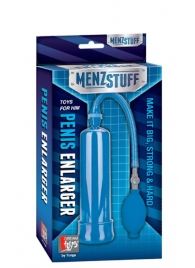 Синяя вакуумная помпа MENZSTUFF PENIS ENLARGER - Dream Toys - в Новомосковске купить с доставкой