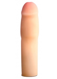 Телесная насадка-удлинитель на пенис PERFORMANCE 1.5INCH COCK XTENDER - 16 см. - Blush Novelties - в Новомосковске купить с доставкой
