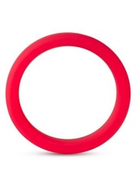 Красное эрекционное кольцо Silicone Go Pro Cock Ring - Blush Novelties - в Новомосковске купить с доставкой